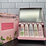 ❤️新版 Loccitane 歐舒丹 粉色花香護手霜鐵盒版五件套30ml x 5