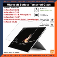 Microsoft Surface Pro 9 8 7 7+ 6 5 4 Surface Go 3 2 1 9H 2.5D Premium Tempered Glass Screen Protector