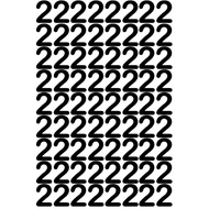 STICKER NUMBER 2 A4 SIZE