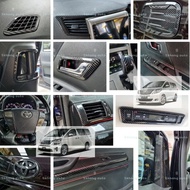 Toyota alphard vellfire 2008-2014 anh20 carbon fiber accessories exterior decoration car accessories