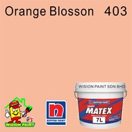 403 ORANGE BLOSSOM 7L NIPPON PAINT SUPER MATEX MATT EMULSION PAINT