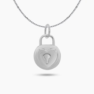 Love & Co Charmes Round Lock Pendant