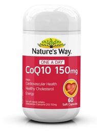 Viên uống CoQ10 hỗ trợ tim mạch Nature’s Way CoQ10 150mg 60 viên