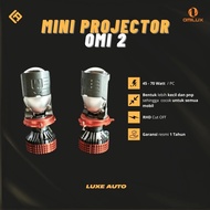 H4 Mini Projector Car Motorcycle Lights Mini Biled Mini Projector OMI 2 pairs