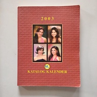 KATALOG KALENDER CATALOGUE CALENDAR ML TAHUN 2003