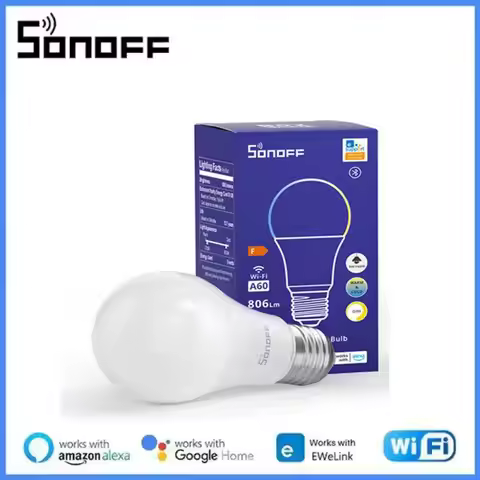 SONOFF B05 Wifi LED Bulb 9W E27 RGBCW Dimmable LED Lamp Bulb 220V-240V App Remote Control Work With 