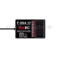 HOTRC F-08A 2.4GHz 8CH PWM Receiver for DS800 HT-8A CT-8B Radio Transmitter RC Car Boat Tank Vehicle
