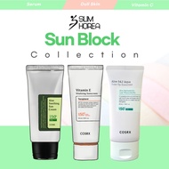 COSRX Krim Matahari/Aloe Soothing Suncream Aqua Tone-Up Sunscreen Vitamin E Sunscreen