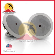 AmpAudio 5" Ceiling Speaker 60W 2 Way HIFI  Ceiling Mount Speaker 5 inch 60W - 1PC
