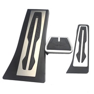 LHD AT 3PCS Stainless Pedal Manual Transmission Car pedals For BMW X5 X6  F15 E70 E71 E72 2010 2011 