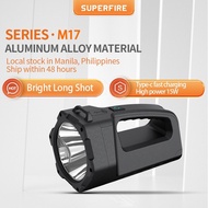 SUPERFIRE M17 High Power Super Bright LED Searchlight Outdoor Handheld Portable Spotlight Rechargeab