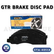 GTR BRAKE DISC PAD ISUZU TRAVIZ `20-`22 GTA-4051