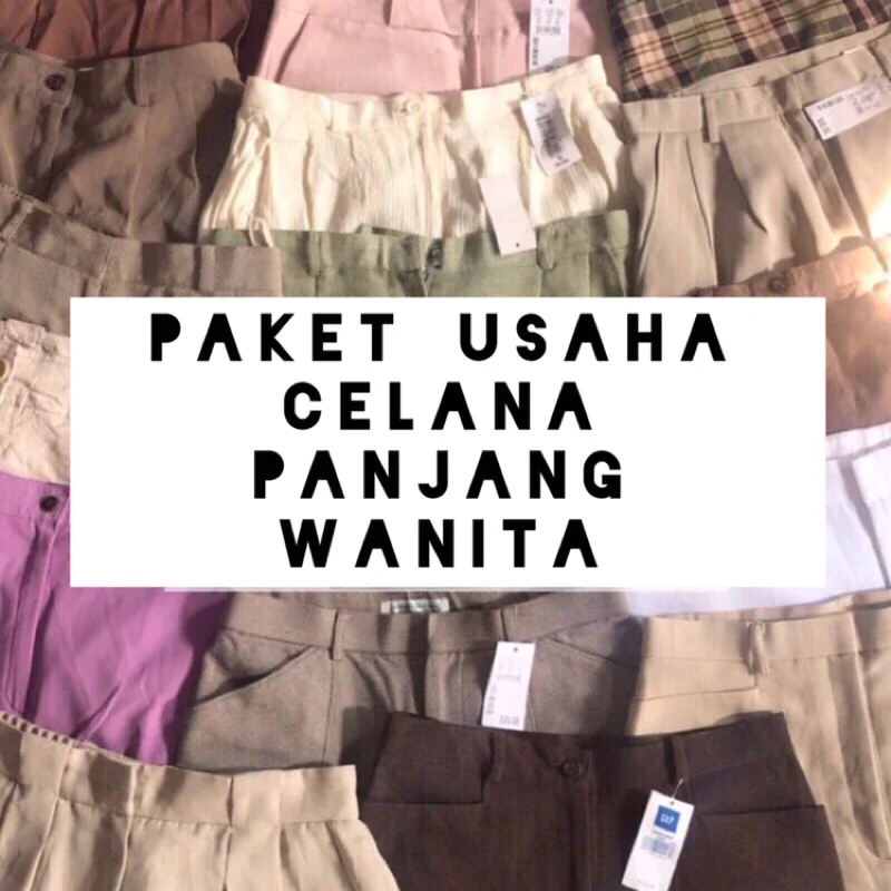 paket usaha bal mini celana panjang mix Corduroybahan & jeans wanita impor random bergaransi