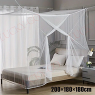 มุ้งกันยุง มุ้ง 200*180*180cm นอน1-3คน มุ้งขนาด6ฟุต มุ้งกันยุง มุ้งแขวนเพดาน มุ้งนอน มุ้งกลม มุ้งกระ