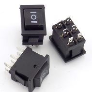 5pcs Rocker Switch Boat On/Off Switch 6 Feet 3 Mode AC 125V 10A AC 250V 6A Power Push Button 21*15mm