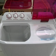 |EXECUTIVE| Mesin Cuci 2 Tabung Sharp 8.5 KG AquaMagic Kering dan Cuci