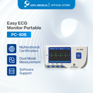 Lepu【MDA Approved 2 Year Warranty】Easy ECG Monitor Portable Wireless EKG Machine Handheld Heart Rate