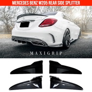 Mercedes benz W205 C295 coupe rear canard rear splitter c class W205 accessories amg splitter cover