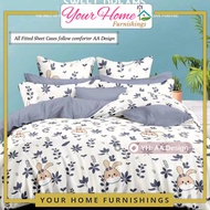 YH Cartoon Bedsheets / Bed Sheets / Single Zip Fitted 芦荟棉床单 / 拉链床单 Cadar Tilam / Berzip : Rabbit Flo
