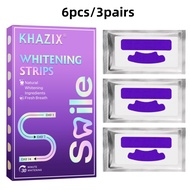 3 Pairs Purple PAP Teeth Strips, Hydrogen Peroxide-Free Oral Care Strips, Shimmering 7D Design, Easy