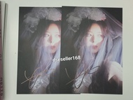 ITZY MOTTO - YUNA 親簽 簽名 Postcard 換RYUJIN/賣