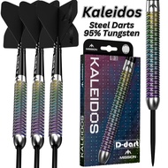 MISSION STEEL TIP DARTS - 21G/23G/25G Kaleidos 95% Tungsten DART SET ORIGINAL STEEL DART