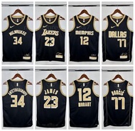 24賽季NBA球星榮耀版球衣波衫 - #34字母哥 #23 James #12 Morant #77 Doncic #30 Curry