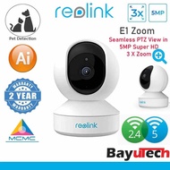 Reolink E1 ZOOM V2 PTZ INDOOR 5MP Wireless WIFI Smart Security CCTV Camera WiFi Wireless ,Dual Band 2.4/5 Ghz , Auto Tracking , Person / Pet Detection