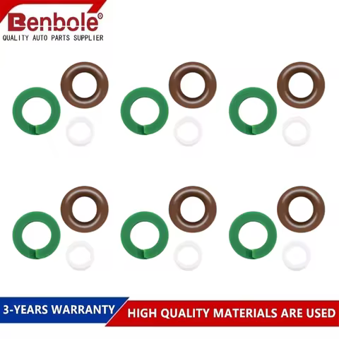 Fuel Injector O-Ring Seals Repair Kits OEM 06E998907E For 3.0T AUDI A4 B8 A5 A6 C6 C7 A7 A8 Q5 Q7 R8