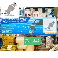 Vipsun Fish VS-680 - RS 680 - Trough Set And Pump For Aquarium Water Filter