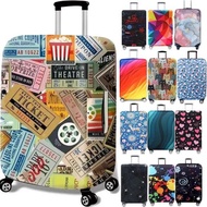 (Size S) Elastic Travel Luggage Cover with Beautiful Pattern - Elastic Luggage Protective Cover 19 -