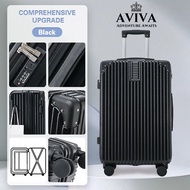 AVIVA กระเป๋าเดินทาง ขนาด 20/24/28 นิ้ว น้ำหนักเบา วัสดุ ABS+PC ความจุขนาดใหญ่ กระเป๋าถือขึ้นเครื่อง