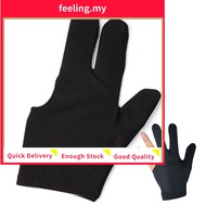 ◇FEELING◇Snooker Billiard Glove Left Right Hand Pool Cue Glove Three Finger Open Glove