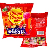 Chupa Chups Lollipops Mixed Fruit Flavor  10 ลอลลี่ป๊อบ