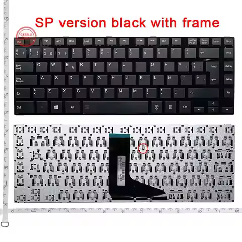 NEW keyboard For Toshiba SATELLITE S840 S840D S845 S845D Black laptop Latin Spanish keyboard