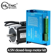 1Set Nema34 Closed Loop Servo motor Motor Kits Closed-Loop Driver HB860H+86HB250-80B 4.5N.m 86mm mot