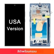 6.72 TFT สําหรับ Samsung Galaxy S23 Ultra S918B S918B/DS จอแสดงผล LCD หน้าจอสัมผัสดิจิตอลกรอบแผนกเปล