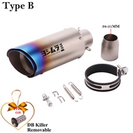 【Exclusive Limited Edition】 Carbon Fiber 51MM Motorcycle Exhaust Muffler Escape Moto DB Killer For S