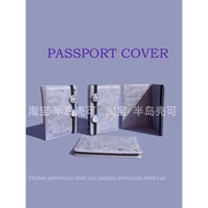 passport cover passport holder Pemegang pasport RJINHIT pemegang kad pelbagai fungsi PU beg pasport 