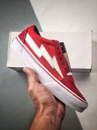 Revenge x Storm CLASSIC RED CANVAS x SUEDE sneakers