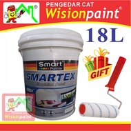 18L SMART PAINT ( SMARTEX PAINT  ) Cat Batu Cat Dinding Dalam CAT RUMAH Interior Wall Finish ( FREE 