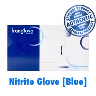 FRANGLOVE DISPOSABLE NITRILE GLOVES (BLUE / BLACK)100'S (POWDERED FREE)