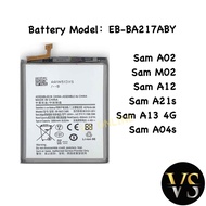 Battery EB-BA217ABY for Samsung A02 M02 A12 A21s A13 4G A04s Premium Quality Battery