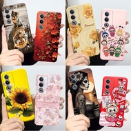 For OPPO A3 Pro 5G 2024 Beautiful Flower Printing Phone Casing OPPOA3Pro CPH2639 Candy Color Soft Si