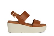 GEOX Ladies Xand 2.2S Platform Sandals - Brown D45M1A-00043-C2112S4