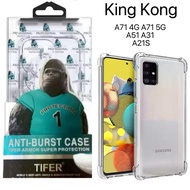 เคสใส คิงคอง For เคส Samsung A71 4G A71 5G A51 A31 A21S A03 A03S A02S Case Kingkong เคสใสกันกระแทกอย