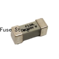 1PCs imported 046402.5dr patch fuse f2.5al ac 250V 12.1*4.5 quick-breakup.