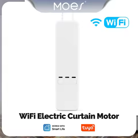 MOES Tuya WiFi Smart Motor Electric Chain Roller Blinds Shade Shutter Drive RF Remote Kit Smart Life