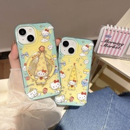 Cute Cartoon Long Hat Kt for Iphone16pro Max Apple 17 Phone Case 14/15 Magnetic Bracket Shell 3u6R
