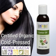 Aura Cacia Organic Skin Care Castor Oil - 118 ml